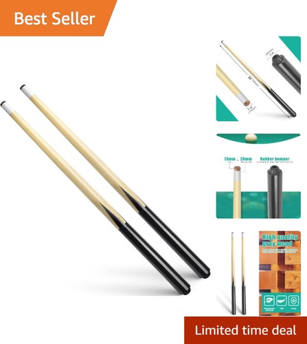Wooden kids billiard cue set - kids,