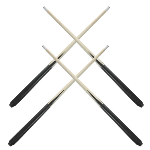 Wood kids pool cue set - wood,