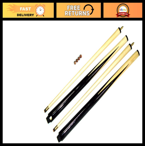 Piece short pool cues - 36",